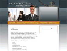 Tablet Screenshot of lawofficestewart.com